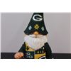 Image 2 : Greenbay Packers Gnome Figurine - 12"Tall