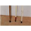 Image 4 : (3) Vintage Walking Canes (2) 32"Tall (1) 39"Tall