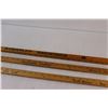 Image 3 : (3) Vintage Wooden Meter Sticks