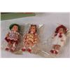 Image 4 : (6) Vintage Dolls Made in East Germany (3"Tall) in Box