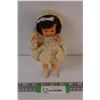 Image 1 : Vintage Doll in Crochet Attire - 7"Tall
