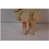 Image 3 : Vintage Doll in Crochet Attire - 7"Tall
