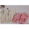 Image 2 : (2) Vintage Child's Delicate Dress Gloves (4) Ladies Handkerchiefs