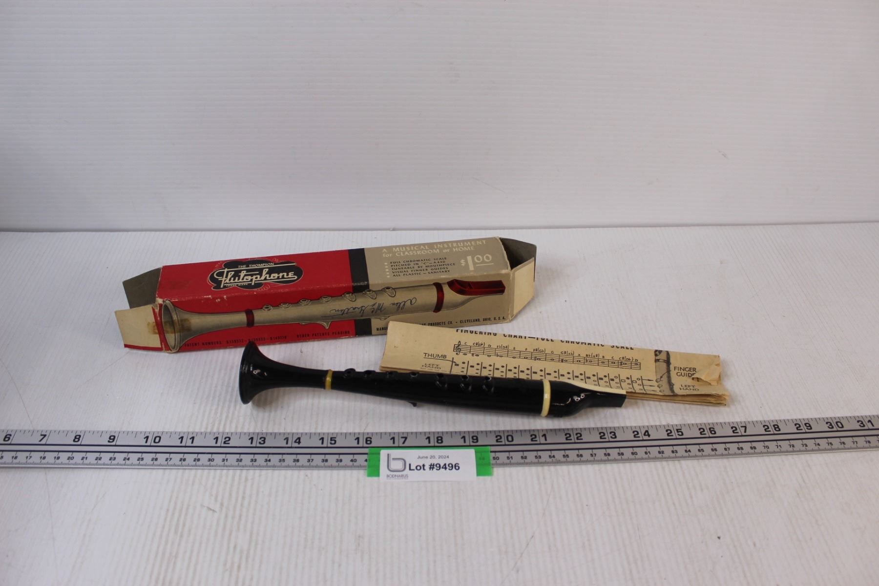 Flutophone Vintage Flutophone Recorder - Bodnarus Auctioneering