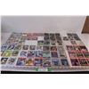 Image 1 : (6) Sheets of Baseball, Football, & Hockey Cards - Various Years & Teams