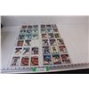 Image 1 : (4) Sheets of OPC Hockey Cards 1980's Era - Assorted