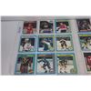 Image 2 : (4) Sheets of OPC Hockey Cards 1980's Era - Assorted