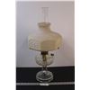 Image 1 : Clear Glass Aladdin Kerosene Lamp - 24" Tall x 10" Wide