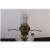 Image 3 : Clear Glass Aladdin Kerosene Lamp - 24" Tall x 10" Wide