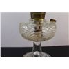 Image 4 : Clear Glass Aladdin Kerosene Lamp - 24" Tall x 10" Wide