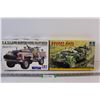 Image 1 : (2) Military Models: Land Rover & Combat Car - As Is