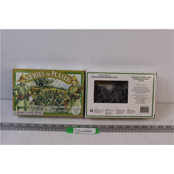 (2) German Armies in Plastic Figurines Packages