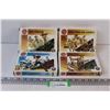 Image 1 : (4) Assorted Armies in Plastic Figurines Packages