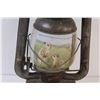 Image 2 : Beacon Kerosene Lamp w/Hand Painted Gophers - 15"x7" - As Is