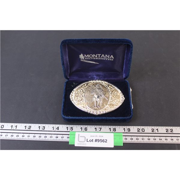 Calgary Stampede 2008 Belt Buckle in Velvet Case