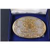 Image 2 : Calgary Stampede 1990 Belt Buckle in Velvet Case