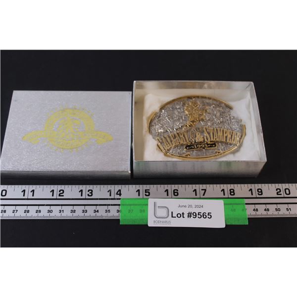 Calgary Stampede 1993 Belt Buckle in Case