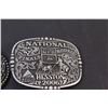 Image 3 : (2) Hesston National Finals Rodeo Belt Buckles - 2005 & 2006
