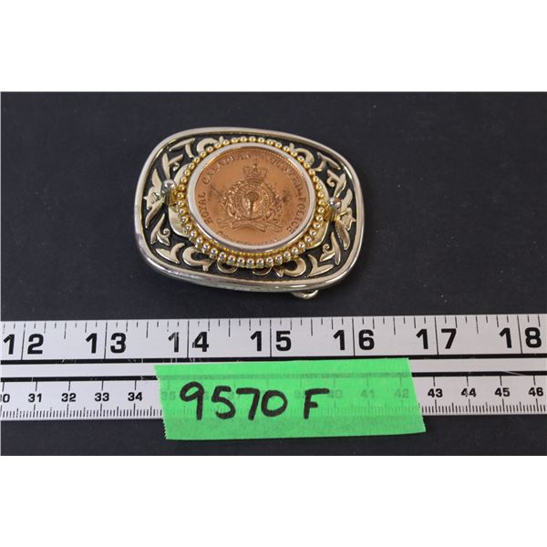 RCMP Centennial Belt Buckle