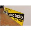 Image 1 : *CFQC Radio Double Sided 2-Piece Metal Sign - 30" x 139"