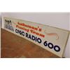 Image 4 : *CFQC Radio Double Sided 2-Piece Metal Sign - 30" x 139"