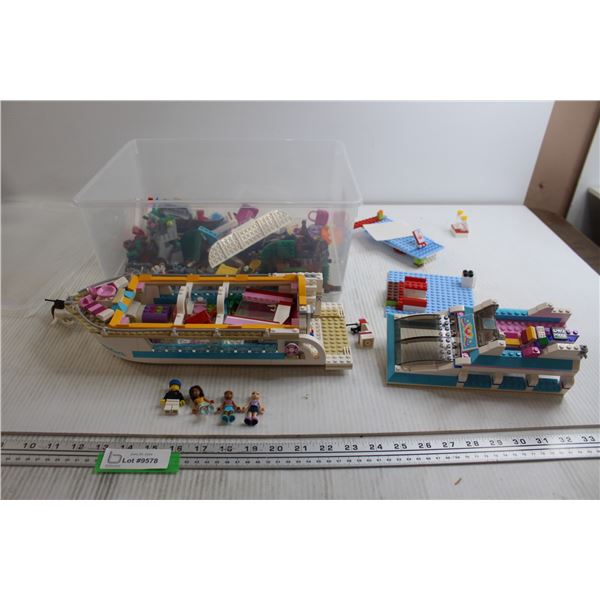 Assorted LEGO and LEGO Friends Pieces - As Is