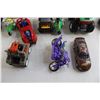 Image 4 : (10) Assorted Toy Cars and Motorcycles