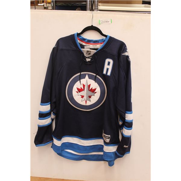 *Winnipeg Jets Mark Stuart Autographed Hockey Jersey - XL