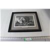 Image 1 : Horse Picture in Frame - 15 1/2" x 13"