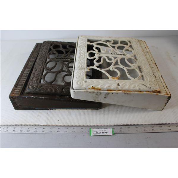 (2) Cast Iron Air Receivers