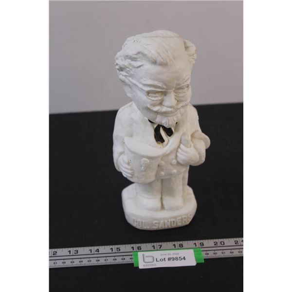 Col. Sanders Plastic Money Bank (Some Wear) - 10"