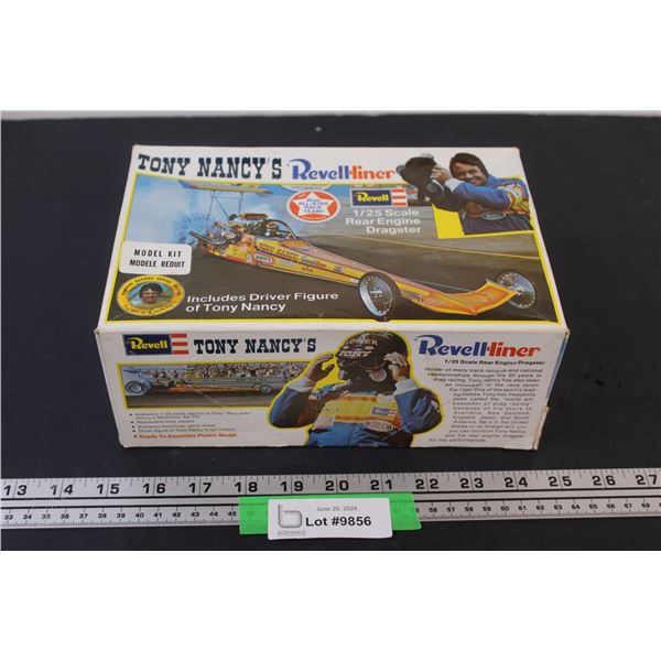 Tony Nancy's 1/25 Model Scale Dragster Car (Consigner Says Opened but all Parts Should Be There)