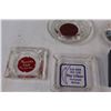 Image 2 : (3) Vintage Glass Ashtrays, "M" Belt Buckle, Niagara Falls Coaster
