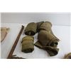 Image 5 : WWII Riding Pants, Swagger Stick, Leg Wraps, and Fur Cap