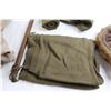 Image 6 : WWII Riding Pants, Swagger Stick, Leg Wraps, and Fur Cap