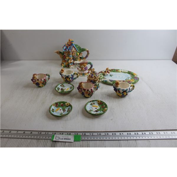 Teddy Bear Village Tea Set