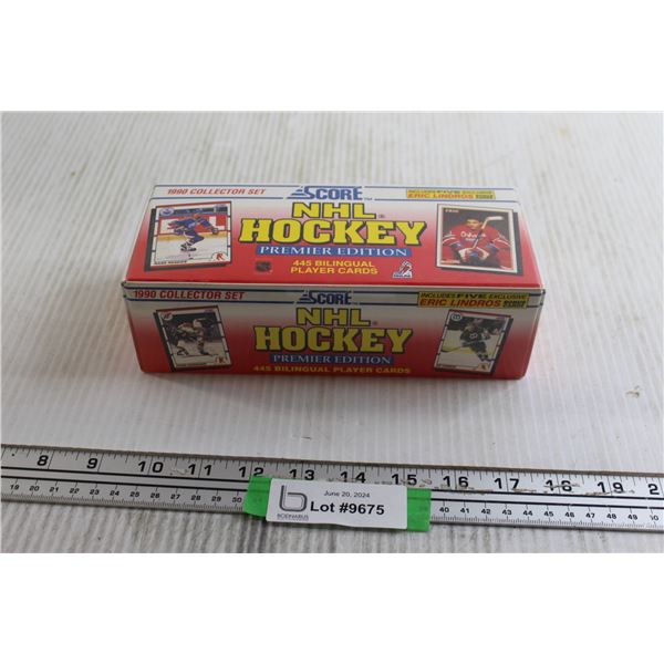 Score NHL Premier Edition 1990 Collector Hockey Card Set - Sealed
