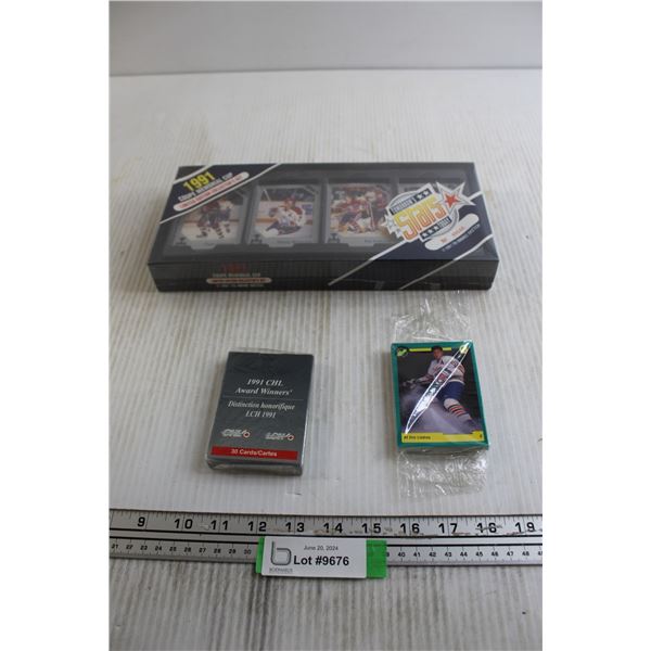 Tomorrow's Stars Today 1991 Coupe Memorial Cup Hockey Cards, (2) Packs Assorted Hockey Cards - Every