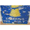 Image 3 : *Entering T.P. 5 RGE 7 Sign - 24" x 30"