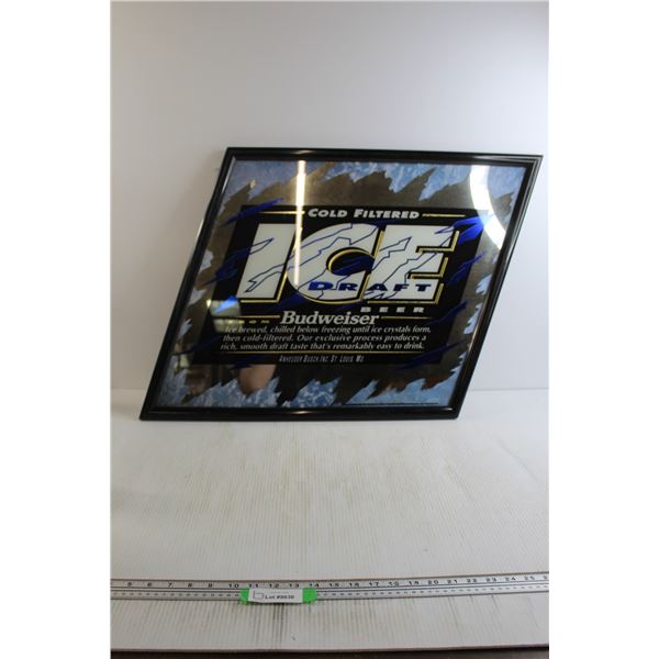 Ice Draft Beer Mirror - 30" x 21 1/2"