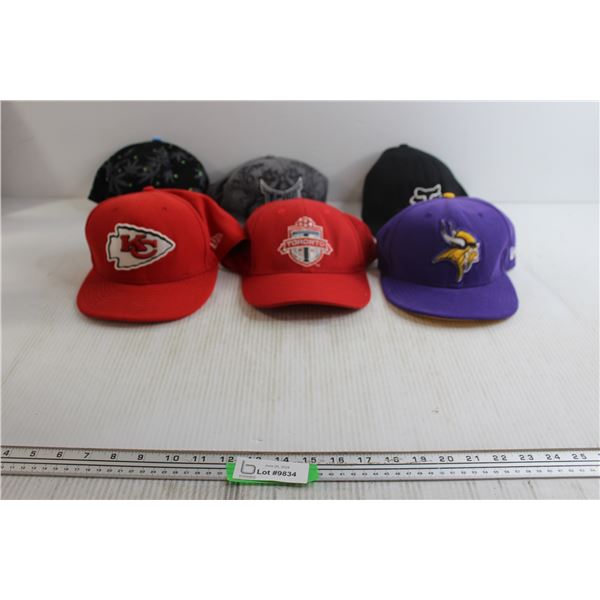 (6) Hats - Kansas City Chiefs, Fox