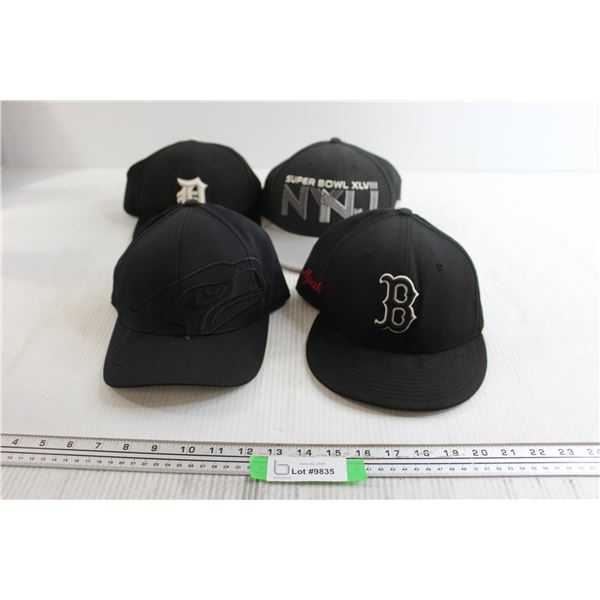 (4) Hats - Super Bowl XLVIII