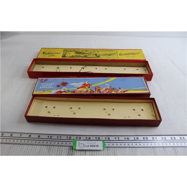 Britian Figurine Boxes No.187, 1631 - Toy Soldier - Empty