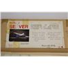 Image 6 : Vintage Beaver Wooden Model Plane in Original Box w/ Instructions