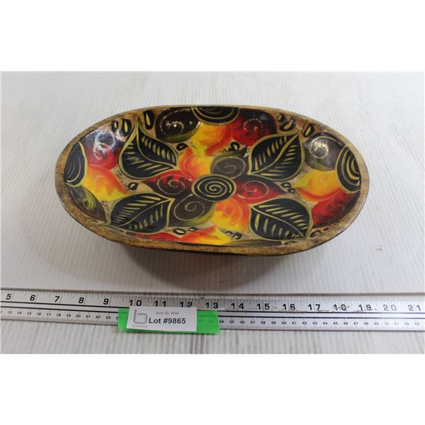 Hand Painted Bowl/Dish - Made in Mexico