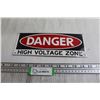 Image 1 : Danger High Voltage Zone Sign