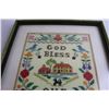 Image 2 : Cross Stitch Art - 15" x 19"
