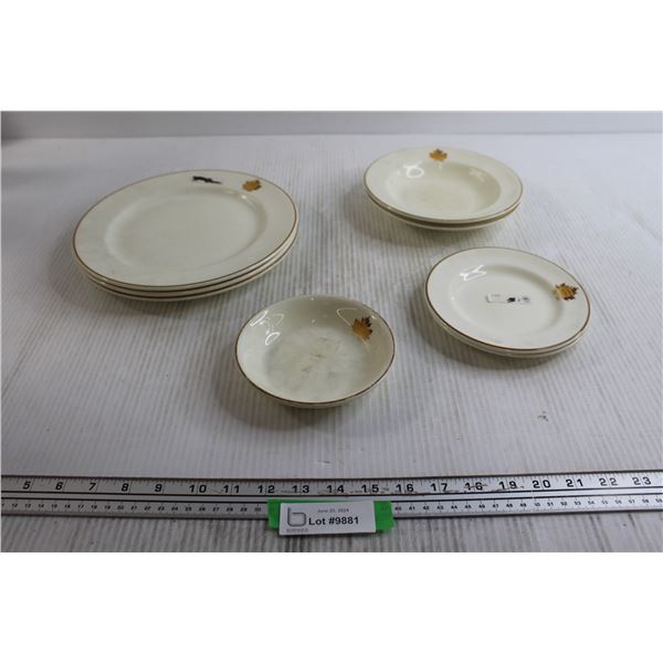 (8) Canadian National Hotels Dishes