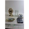 Image 1 : (2) Vases, Trinket Dish, Staedler Marsmatic700 - As Is