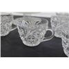 Image 2 : 10-Piece Punch Bowl Set, Pressed Glass Bowl